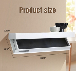 Mensola a Muro Nascosta Migliorata con Vano Segreto, Resistente all'Acqua e Durevole per Bagno e Cucina - Product Image 3