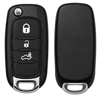 Nouvel arrivage en gros : Lame de clé vierge non coupée SIP22, boîtier de clé télécommande pliable vide, coque de remplacement pour clé de véhicule, étui d'allumage