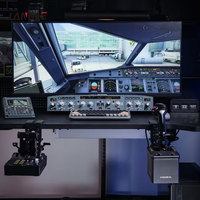 Panneau de commande EFIS droit Airbus A320, périphériques de jeu de simulation de vol, accessoires de simulateur de cockpit QFCU FCU pour pilote automatique