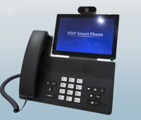 Nuevo Teléfono de Conferencia de Escritorio Maxcomm M39 con 4+32GB de Memoria, IP+PSTN/4G SIP, Tarjeta SIM VoIP, Identificador de Llamadas DTMF/FSK Inalámbrico Fijo