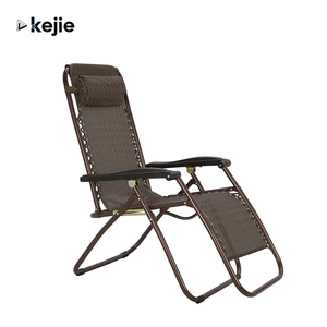Silla Plegable de Gravedad Cero Ajustable para Exteriores de Acero Inoxidable Moderna Kejie - Product Image 1