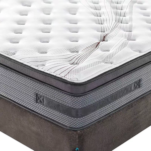 Colchón tamaño King de espuma viscoelástica de Gel Euro <span class=keywords><strong>Top</strong></span>, tela de punto moderna de resorte de bolsillo medio para dormitorio de Hotel, suministros al por mayor - Product Image 6
