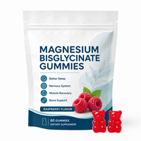 Gummies de glycinate de magnésium à marque privée pour le sommeil et le soutien musculaire, santé des articulations, complément complexe de magnésium