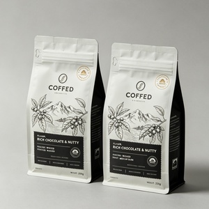 ถุงกาแฟกระดาษคราฟท์แบบยั่งยืนพร้อมวาล์วทางเดียว  วัสดุกั้นแบบย่อยสลายได้  พิมพ์ลายตามสั่ง  ซิปล็อค PLA  ถุงบรรจุภัณฑ์อาหารรักษ์โลก - Product Image 5