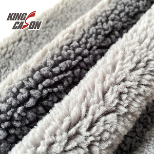 Kingcason, date prisa en <span class=keywords><strong>comprar</strong></span>, ultraduradero, certificado de fácil cuidado, elegante Sherpa, <span class=keywords><strong>tela</strong></span> <span class=keywords><strong>polar</strong></span> de franela para ropa - Product Image 2