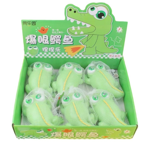 Juguete Sensorial Antiestrés con Diseño de Cocodrilo, Juguete con Ojos Saltones para Aliviar la Ansiedad y el Estrés, para Niños y Niñas con TDAH y Autismo - Product Image 1