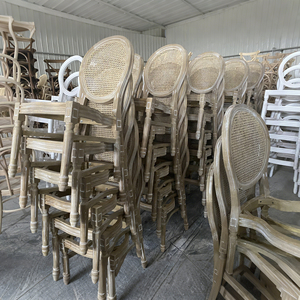 Hot Sell Modern French Vintage Stackable <strong>Louis</strong> Style Solid Wood Durable Stable <strong>Chair</strong> for Outdoor Cafe Banquet Hotel Dining - Product Image 6