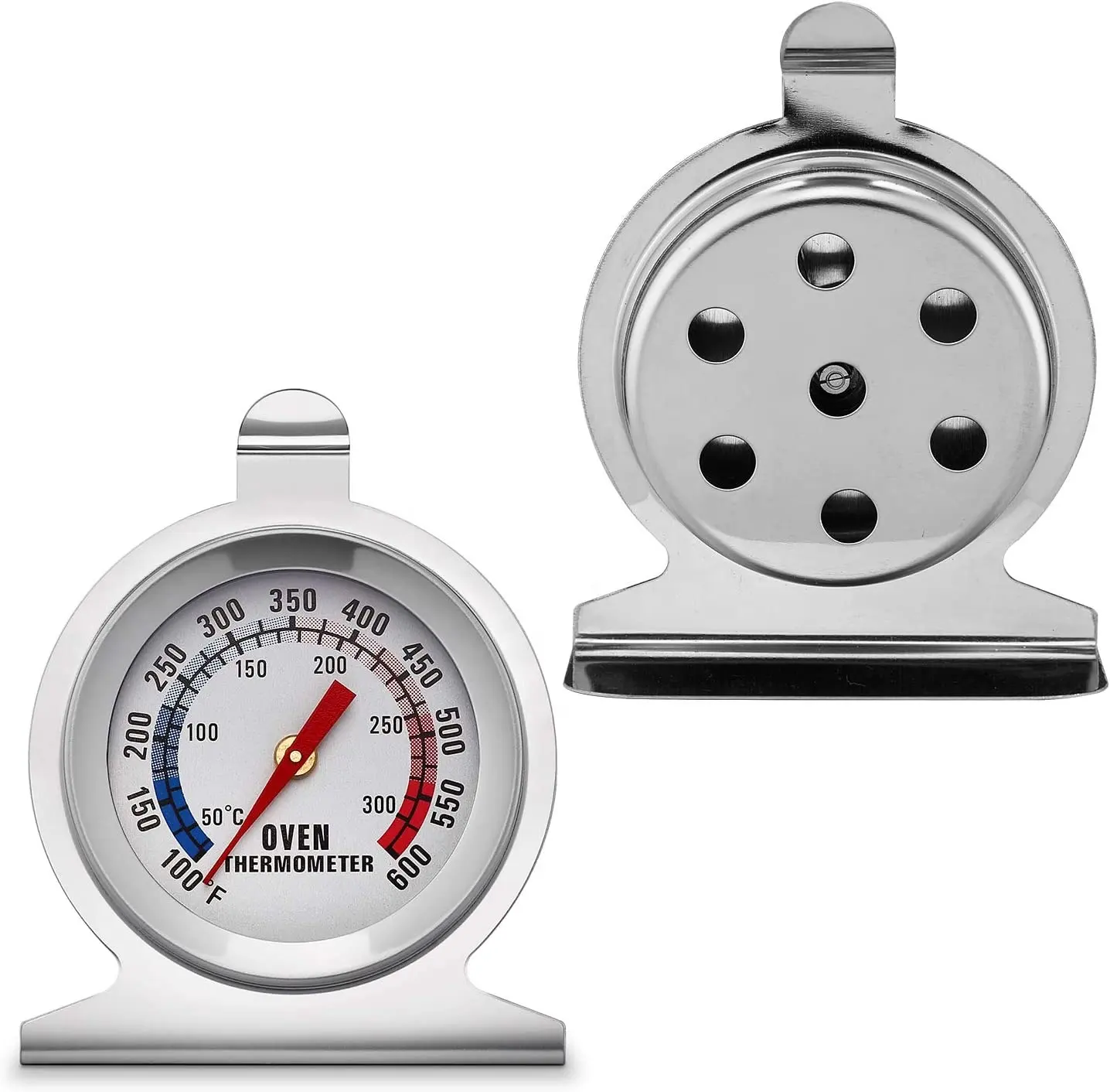 Roestvrijstalen Analoge Bimetalen Koelkast Vriezer Oven Thermometer