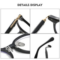 Nouvelles lunettes rétro en acétate blanc écaille de tortue, monture optique, verres en acétate, modèle 8053