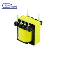 Transformateur SMPS vertical personnalisé EE10 4+4 broches 24V à noyau de ferrite.