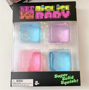 Nouveau Jouet Sensoriel Anti-Stress Super Solide en Forme de Mini Cube à Presser, en TPR, Boîte Mystère, 14 ans et plus - Product Image 3