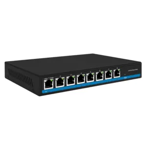9 cổng 10 Gigabit Uplink 2.5 gam ethernet PoE chuyển đổi Hỗ trợ 100/1000/2500m tự-thích ứng cho doanh nghiệp mạng kỹ thuật - Product Image 1