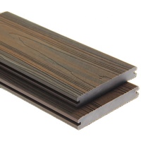 Revêtement de sol en composite bois-plastique OEM, design moderne, joint invisible, pose facile par clic