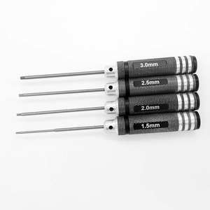 Jeu de tournevis hexagonaux de précision en acier inoxydable de 1,5 mm à 3,0 mm pour la réparation d'électronique, de montres, de téléphones et d'ordinateurs - Product Image 2