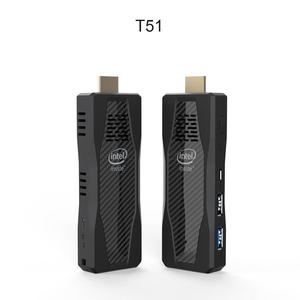 2021ใหม่ที่พัฒนา T51มินิพีซีอะตอม Z8350 Quad Core 4กิกะไบต์/8กิกะไบต์ Ram 64กิกะไบต์/128กิกะไบต์รอม Prota Ble ไมโครทีวีติดเครื่องคอมพิวเตอร์ Win10ทั้งหมดในหนึ่ง - Product Image 2