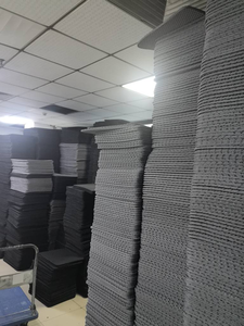 Tapis de litière pour chat en EVA <span class=keywords><strong>double</strong></span> couche alvéolé - Anti-trace, antidérapant, imperméable et lavable pour toutes les litières pour chats - Product Image 6