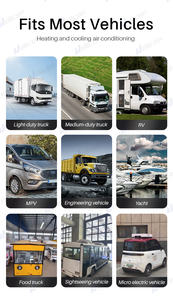 Aire Acondicionado de Techo Holicen de 12V, Unidad de Aire Acondicionado Eléctrico para Autocaravanas, Tractores, Estacionamiento, Aire Acondicionado de CC de 24V para Camiones, Autobuses y Furgonetas - Product Image 4