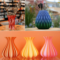 Filamen Flashforge PLA Silk+ untuk Pencetakan 3D, Ketahanan Tinggi Baru, Gradasi Multiwarna, Filamen Printer 3D PLA 1.75mm 1kg