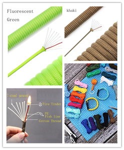 Vente en gros stock de paracorde 550 robuste 10mm <span class=keywords><strong>8mm</strong></span> 6mm tressé réfléchissant Bileklik chien couleurs or rose bleu pour le camping et la randonnée - Product Image 3