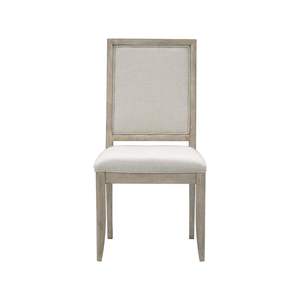 DB Modern Contemporary Side <b>Chairs</b> Set 2 Gray Finish Wooden Furniture <b>Upholstered</b> Seat Backrest Midcentury Design Style Solid - Product Image 3