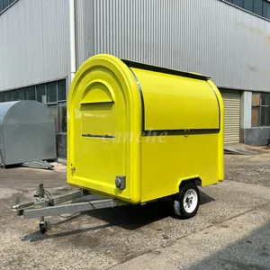 Carrito de Comida Móvil Popular en Europa, Mini Carrito de Café y Desayuno, Remolque de Comida para Camping - Product Image 1