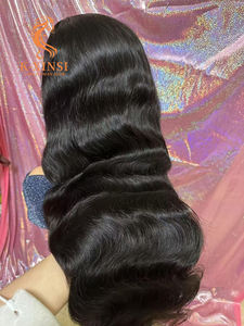 Peluca frontal completa HD al por mayor, <span class=keywords><strong>cabello</strong></span> humano natural virgen indio con ondas corporales, pre-arrancada, para mujeres afroamericanas, con encaje frontal y <span class=keywords><strong>cabello</strong></span> <span class=keywords><strong>de</strong></span> bebé - Product Image 2