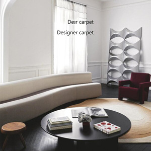 Tappeto Moderno Fatto a Mano per Ampie Aree, Tappeto di Design a Forma Speciale per Tavolino da Caffè, Coperta per Guardaroba, Tappeto Astratto per Camera da Letto - Product Image 4