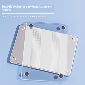 Étui rigide transparent pour MacBook <span class=keywords><strong>Air</strong></span> 13 pouces, modèles M5 2026-2022, M4, M3, M2, A3449, A3240, A3113, A2681, Mac <span class=keywords><strong>Air</strong></span> 13,6 pouces - Product Image 4
