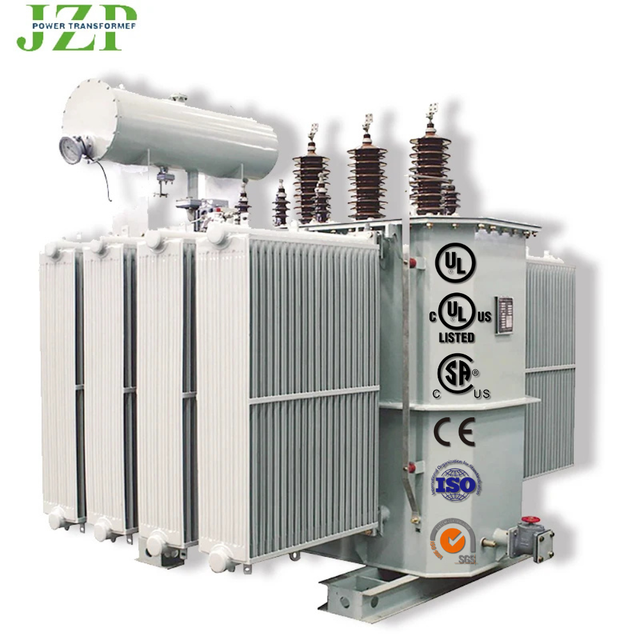 Three Phase Oil Immersed Transformer 66 Kv JZP Substation 500 KVA 2000 KVA Field Adjustable Variable Voltage Power Transformer