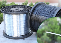 Offres Spéciales 2.2 2.5 3.0mm Noir/Transparent PET Polyester Plasteel Fil pour Serres Top Pick pour Jardiniers