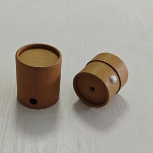 Wholesale Custom Child Resistant Tubes Display <b>Box</b> Cans Press <b>Lock</b> Cylinder Kraft Paper Round Packaging <b>Box</b> - Product Image 3