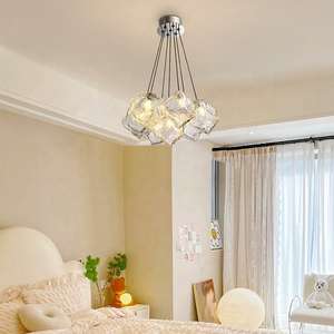 Design personnalisé lustre créatif moderne verre de glace pour salon chambre hôtel - Product Image 3