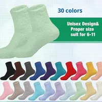 Dames sokken van dik, ultra-zacht, warm, pluizig polyester en spandex - zweet absorberend - winterslaapsokken