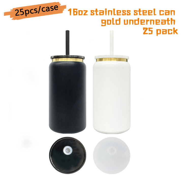 Lattina in acciaio inossidabile da 16oz