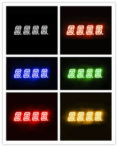 Pantalla <span class=keywords><strong>LED</strong></span> Alfanumérica Roja de 3 Dígitos y 14 Segmentos de 0.54 Pulgadas, Cartel Digital para Uso en Tiendas Minoristas en Interiores, 18 Pines, Cátodo/Ánodo Común - Product Image 5