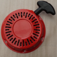 Vente en gros OEM Accessoires en fer et caoutchouc de haute qualité 188F GX200 Rouge Démarreur à rappel pour moteur Pièces de générateur à essence Garantie 1 an