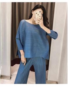 Verano de 2019 poliéster falda ropa de <span class=keywords><strong>dos</strong></span> piezas de las mujeres ropa de otoño - Product Image 2