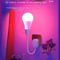 Ampoule LED E27 de haute qualité, RGB, multicolore, à intensité variable, avec télécommande et mémoire, AC, vente en gros, certifiée CE, pour hôtels, IRC 80-90