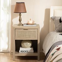 Table de chevet moderne avec étagères de rangement pour chambre à coucher et usage hospitalier, mobilier de chambre