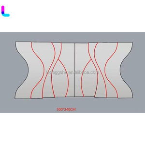 Décor de scène de mariage LEDA en PVC avec fond ondulé en acrylique, support pour événements, fournitures de fête, décorations - Product Image 5