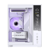 Nouvelle arrivée - Boîtier Jonsbo D34 BK&WH M-ATX - Prise en charge des cartes graphiques jusqu'à 333 mm et des radiateurs CPU jusqu'à 280 mm - Boîtier de jeu à vue complète