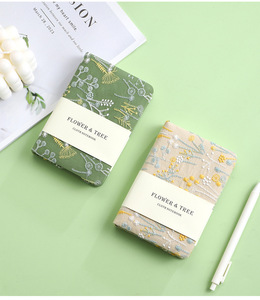 Cuaderno de Tapa Dura con Bordado Floral A6 NEA27, Diario Grueso con 100 Hojas en Blanco, Idea de Regalo para Estudiantes Artistas - Product Image 1