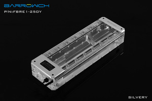 Radiatore a Liquido RGB LED Senza Ventole per Computer, Serie Barrowch Boxfish, in Acrilico, Quadrato, Intelligente, FBRE1 - Product Image 4