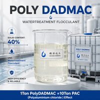 Polymère Cationique Poly DADMAC pour l'Élimination de la Turbidité et des Teintures, Traitement OEM ODM