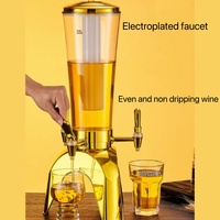 Distributeur de sac à dos en plastique 3L Double tube pour robinet de jardin pour hôtels bars maisons