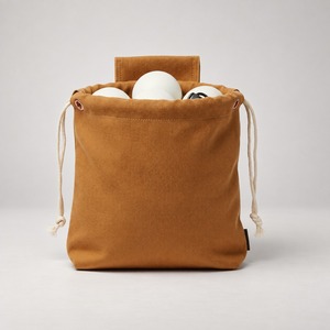 Pochette pour balles de pickleball en toile brute 10 oz, personnalisable avec logo, vente en gros, pochette pour balles de tennis - Product Image 1