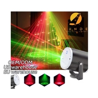 Projecteurs laser cylindriques Ryder 6V à commande vocale pour fêtes KTV, lumières de Noël étoilées et projecteurs de scène