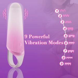Pink Finger Power Bullet <b>Vibrator</b> Mini Electronic <b>Vibrator</b> Massage Vaginal <b>Vibrating</b> Finger Sleeve - Product Image 6