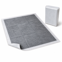 Tapis de propreté jetables pour chiens et chats, en charbon de bambou, écologiques, doux, imperméables IP67, super absorbants et anti-odeurs, pour l'apprentissage de la propreté