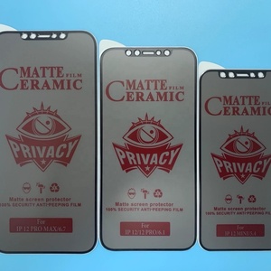 Film de protection d'écran en céramique mate anti-espion ESD pour iPhone 16 Pro PMMA Film de protection d'écran en céramique flexible 17 Pro - Product Image 2